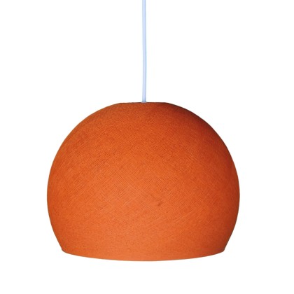 Abat-jour Cupola en fil - 100% fait main - Polyester Orange