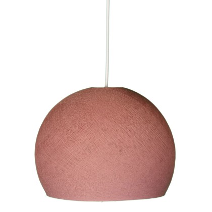 Dome Lampenkap in vezel - 100% handgemaakt - poedervorm polyester