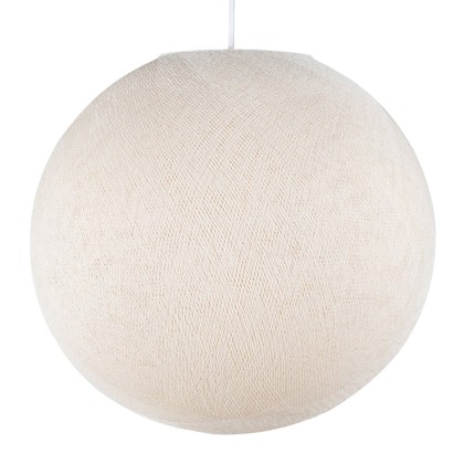 Abat-jour Sfera en fil - 100% fait main - Polyester Écru