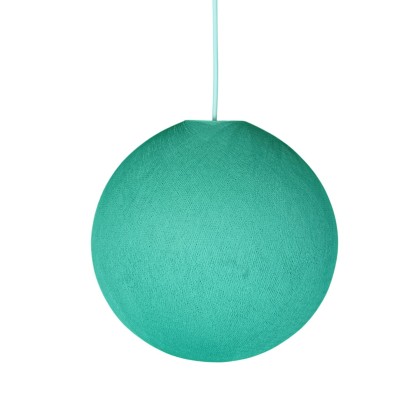 Abat-jour Sfera en fil - 100% fait main - Polyester Turquoise