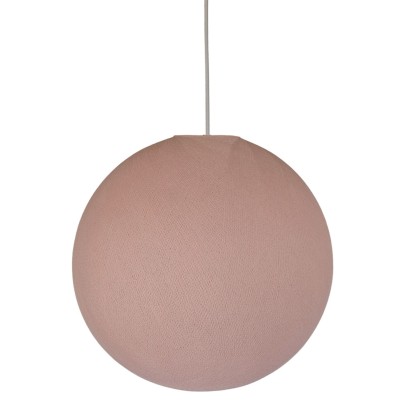 Abat-jour Sfera en fil - 100% fait main - Polyester Dragée rose