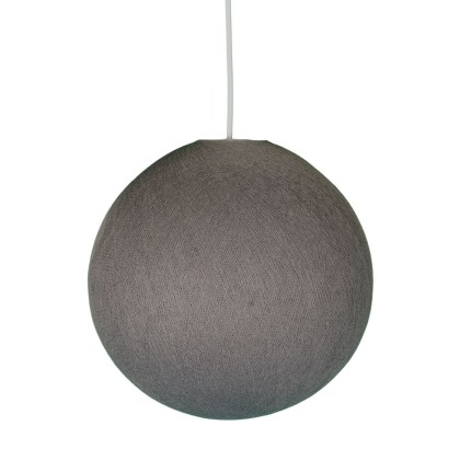 Abat-jour Sfera en fil - 100% fait main - Polyester Graphite