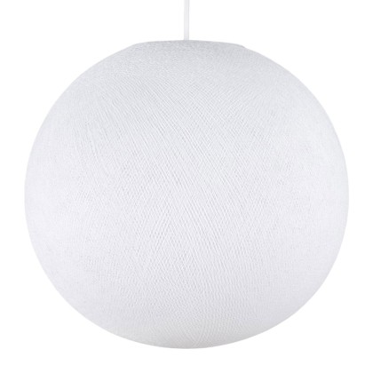 Abat-jour Sfera en fil - 100% fait main - Polyester Blanc