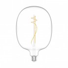 LED lamp in helder glas H01 Ellipse 170 11W E27 Dimbaar 2700K