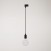 Silicone track hanglamp met textielkabel