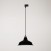 Bistrot rail hanglamp met lampenkap