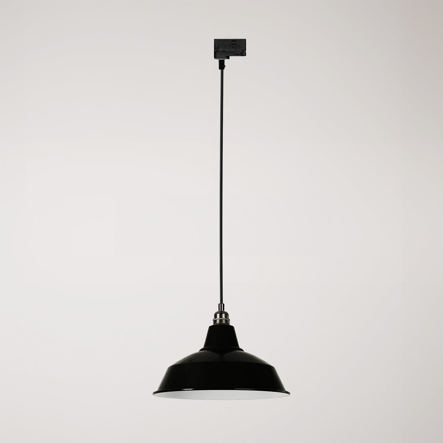 Bistrot rail hanglamp met lampenkap