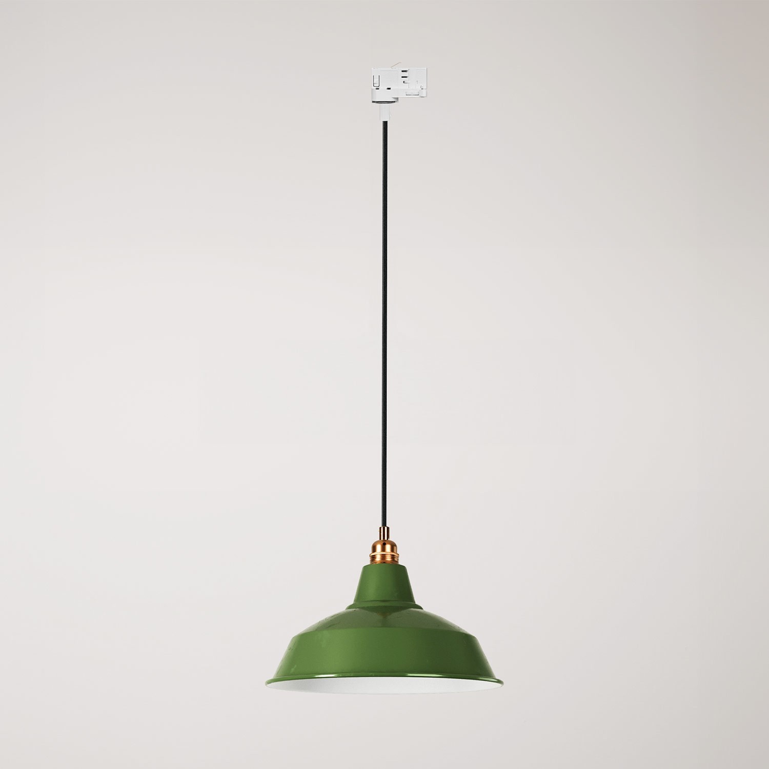 Bistrot rail hanglamp met lampenkap