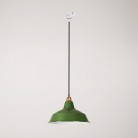 Bistrot rail hanglamp met lampenkap