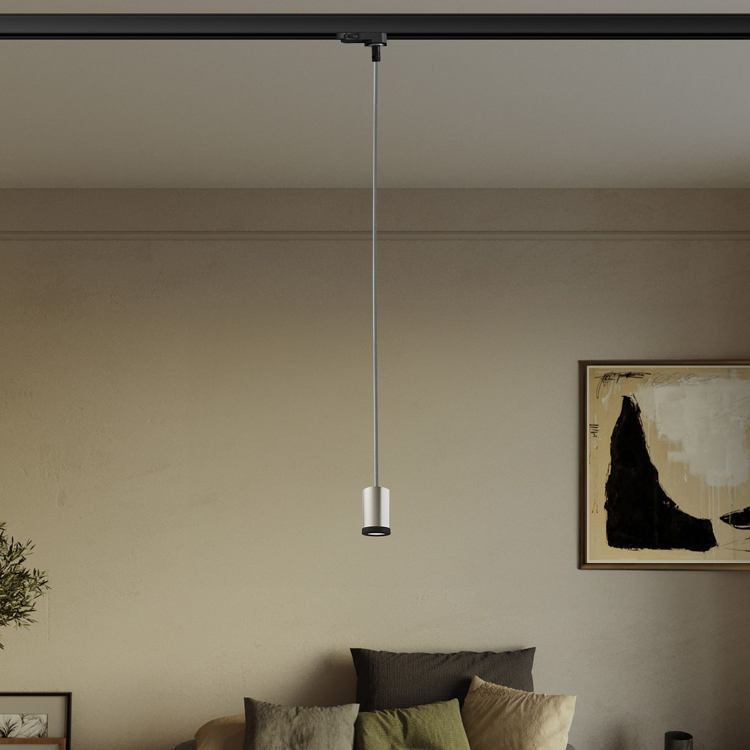Enkele spot Mini Spotlight GU1d0 voor rails