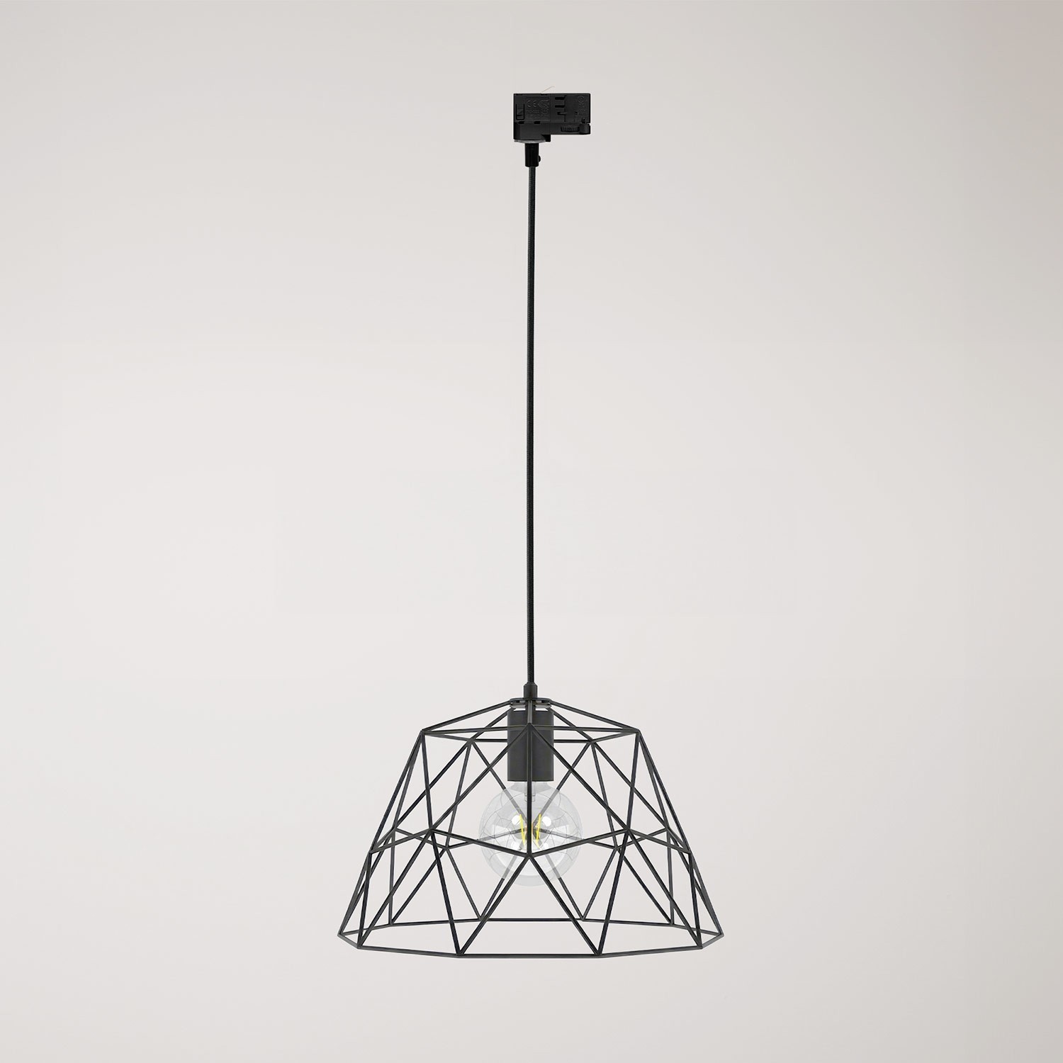 Koepel hanglamp voor rails