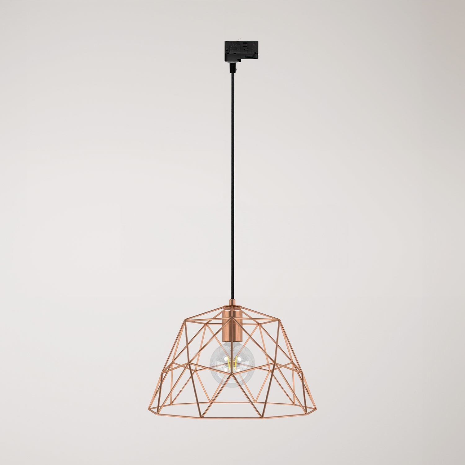 Koepel hanglamp voor rails
