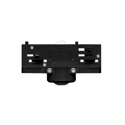 Adaptateur Eutrac pour circuits triphasés - pour tube de rallonge ou joint métallique - Noir