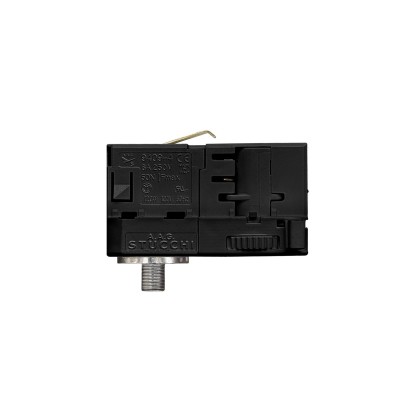 Stucchi-adapter voor 3-fasige circuitrails - voor uitbreiding of verbuiging - zwart