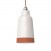Tweekleurige keramische Bottiglia lampenkap, Materia collectie - Made in Italy