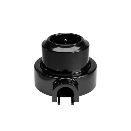 Kit de prise murale de type français et support pour Creative-Tubes en porcelaine - Noir