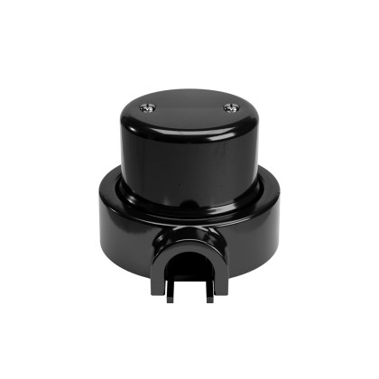 Kit boîte de jonction et base pour Creative-Tubes en porcelaine - Noir