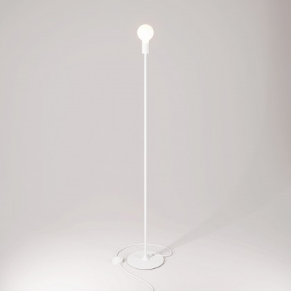 MAG-Y vloerlamp met ronde metalen voet - mat wit