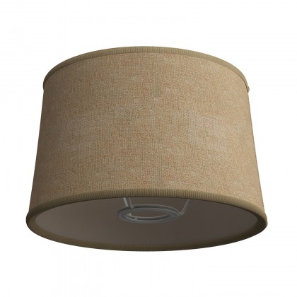 Abat-jour Athena avec culot E27 pour lampe de table - Made in Italy - Jute naturelle