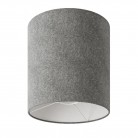 Cilindro M stoffen lampenkap met E27 fitting - Made in Italy