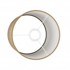 Cilindro M stoffen lampenkap met E27 fitting - Made in Italy