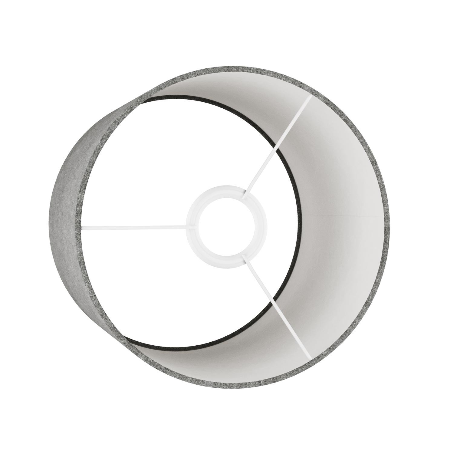 Cilindro M stoffen lampenkap met E27 fitting - Made in Italy