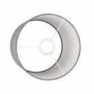 Cilindro M stoffen lampenkap met E27 fitting - Made in Italy