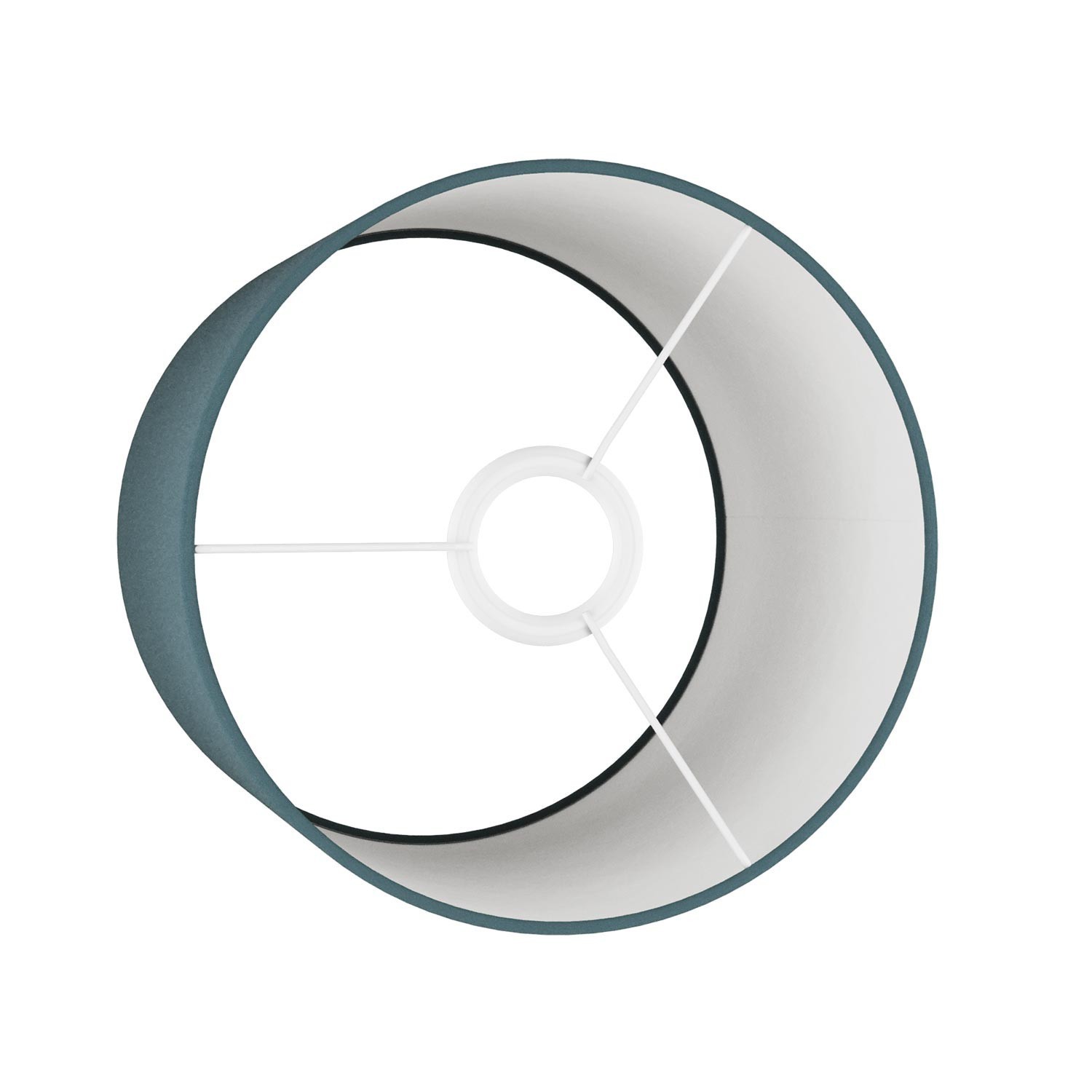 Cilindro M stoffen lampenkap met E27 fitting - Made in Italy