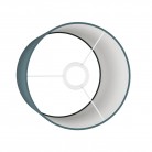 Cilindro M stoffen lampenkap met E27 fitting - Made in Italy