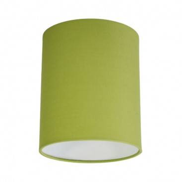 Abat-jour cylindrique en tissu avec culot E27, diamètre 15cm H18cm - 100% Made in Italy