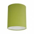 Abat-jour cylindrique en tissu avec culot E27, diamètre 15cm H18cm - 100% Made in Italy