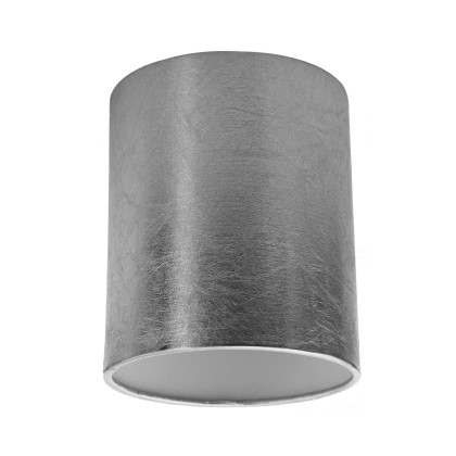 Abat-jour cylindrique en tissu avec culot E27, diamètre 15cm H18cm - 100% Made in Italy - bladzilver