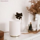 Abat-jour cylindrique en tissu avec culot E27, diamètre 15cm H18cm - 100% Made in Italy