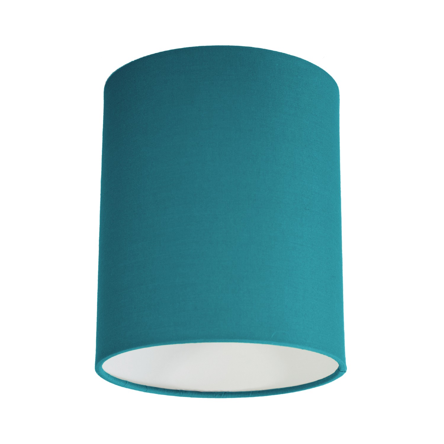 Abat-jour cylindrique en tissu avec culot E27, diamètre 15cm H18cm - 100% Made in Italy