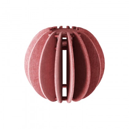 LAMPSHHADE - Abat-jour elliptique en matériau insonorisant - Rose mélangé