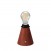 Lampe portative et rechargeable Cabless11 avec ampoule goutte d'eau et emplacement pour abat-jour