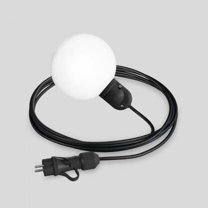 Lampe d'extérieur enfichable EIVA IP65 avec abat-jour incassable Unbreak-a-Ball - SM04