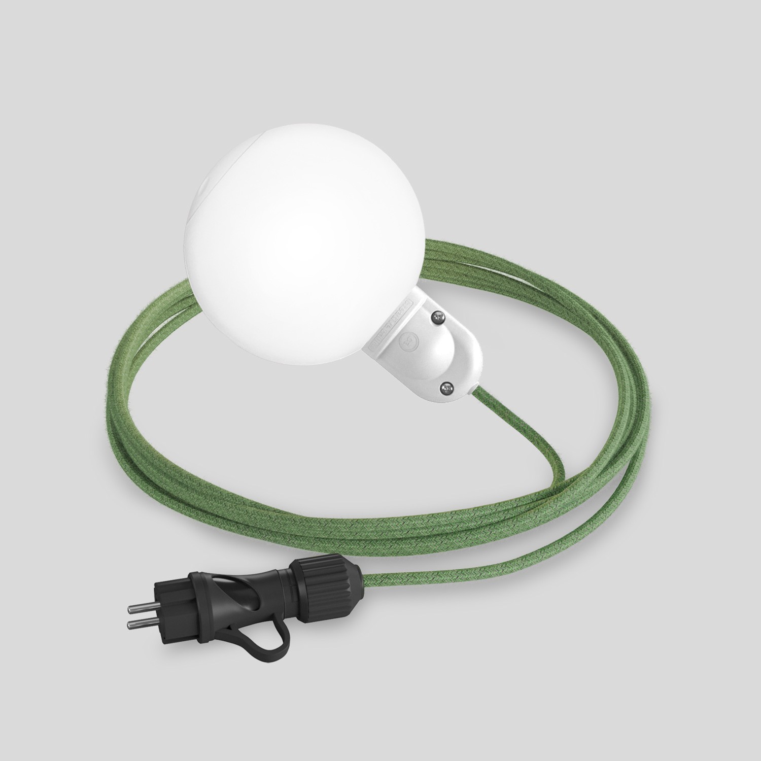 Lampe d'extérieur enfichable EIVA IP65 avec abat-jour incassable Unbreak-a-Ball