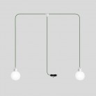 EIVA IP65 2-fall plug-in buitenlamp met onbreekbare Unbreak-a-Ball kappen
