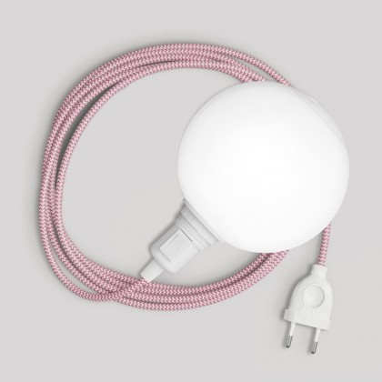 Lampe portable Snake avec interrupteur sur douille, prise et abat-jour incassable Unbreak-a-Ball - RZ08