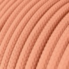 Câble électrique gainé de tissu couleur pêche - L’Original Creative Cables, pour des lampes modernes de couleur - RM23
