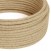 Câble électrique Ultra Soft en silicone recouvert de jute Neutre - RN06 rond 2x0,75mm