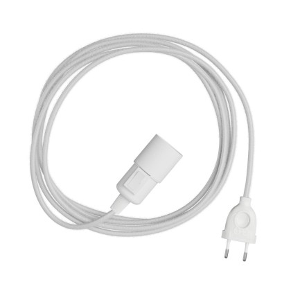 Snake Plug-in lamp met gekleurde textielkabel - RC01