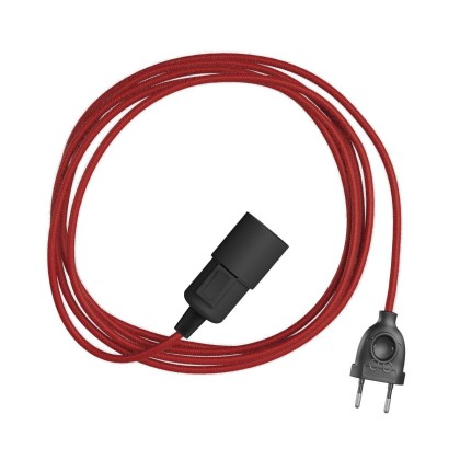 Snake - Lampe plug-in avec câble textile coloré - RC35