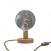 Lampe de table Posaluce Bumped en bois
