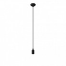 Suspension colorée en silicone avec câble textile