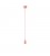 Suspension colorée en silicone avec câble textile