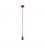 Suspension colorée en silicone avec câble textile