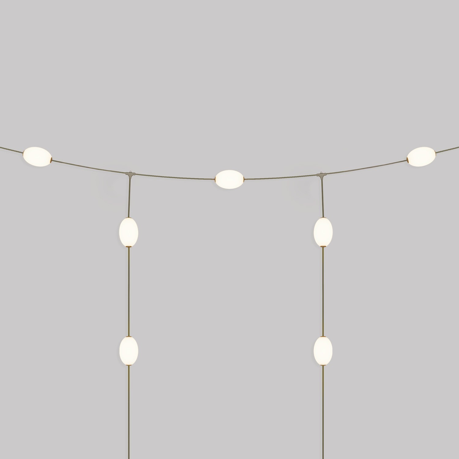 Buiten 7-punts lichtketting IP67 - Marina GRID