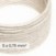DALI textielelektriciteitskabel 5x0,75 mm² in Natural White Linen - Draad voor designverlichting RN01